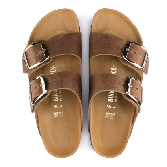 birkenstock arizona gold buckle